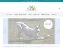 Tablet Screenshot of helpinggreyhounds.org